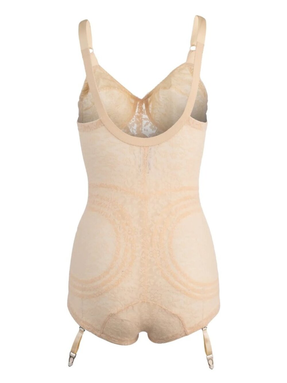 Rago Style 9057 Vintage Body Briefer Beige Extra Firm Sz 40D Retro Pinup 1940s - Picture 2 of 11